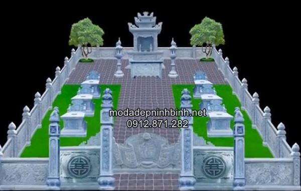Mẫu thiết kế xây mộ đẹp theo phong thủy