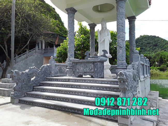 Địa chỉ thiết kế, lắp đặt cột đá uy tín tại Ninh Vân