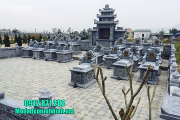 mẫu khu lăng mộ bằng đá đẹp nhất tại Bình Định