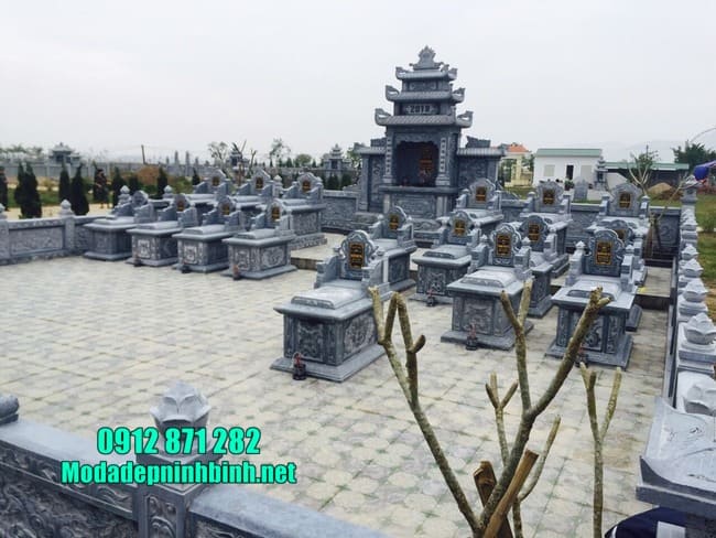 mẫu khu lăng mộ bằng đá đẹp nhất tại Bình Định