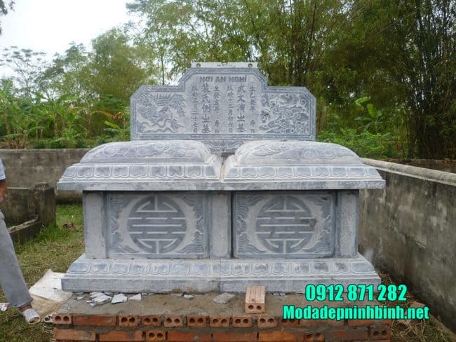 mộ đá đôi đẹp tại Ninh Thuận