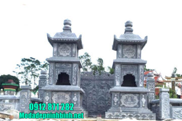 Mẫu tháp mộ đẹp bằng đá để thờ hũ tro cốt tại Bình Phước