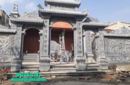 mẫu cổng tam quan bằng đá tại Thái Bình